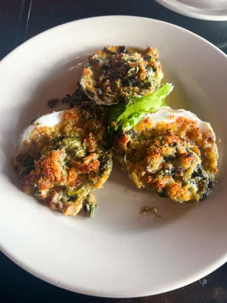 Baked Oysters Rockefeller