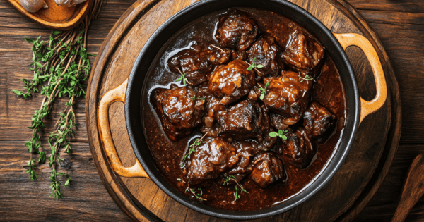 Short Ribs with Red Wine Demi-glace