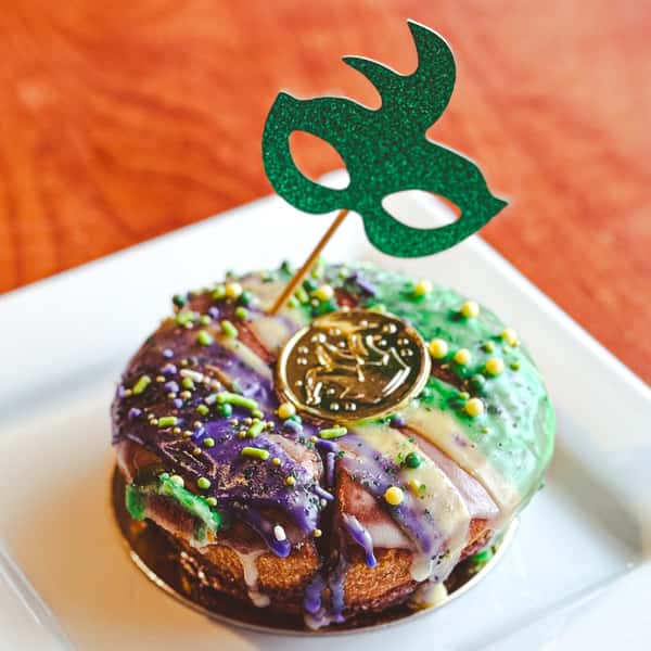 King Cake from 2025 Mardi Gras celebration