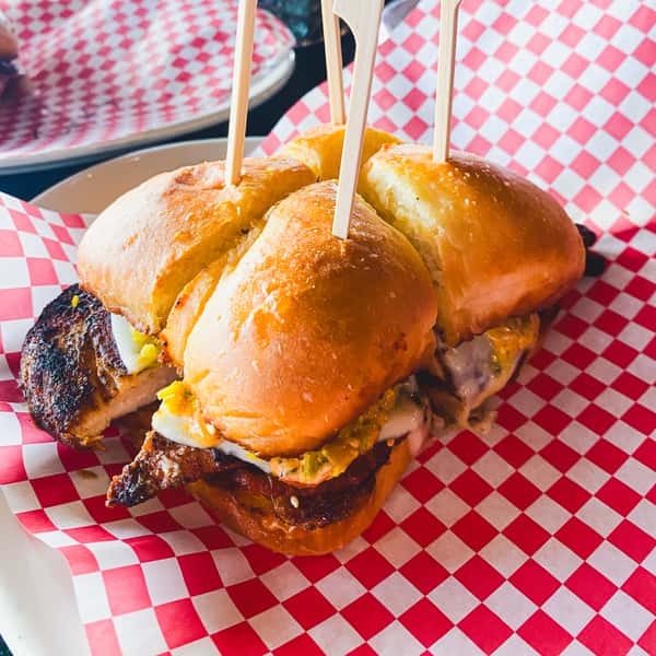 Blackened Chicken Party Sandwiches