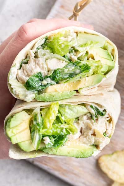 Avocado Caesar Wrap