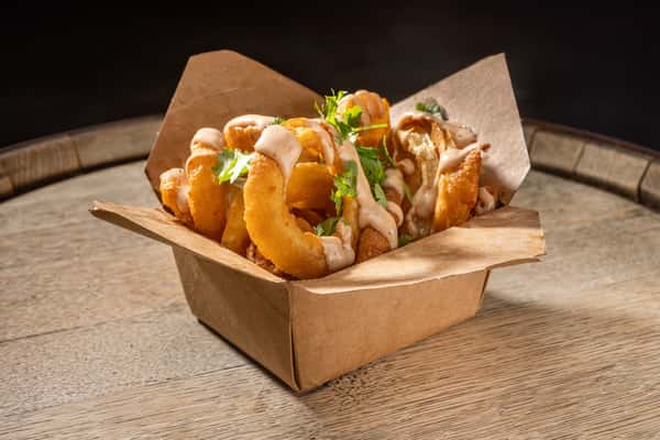 Onion Rings With Southwest Sauce
