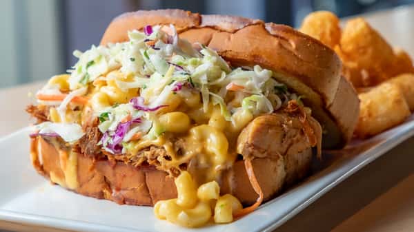 Smoked Pulled Pork Sandwich