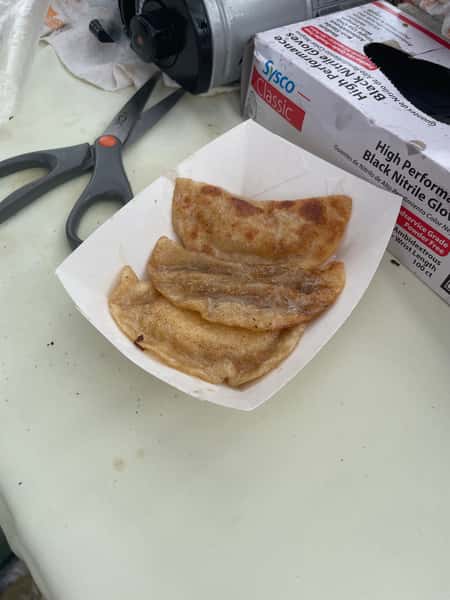 3 Pierogis at the Market