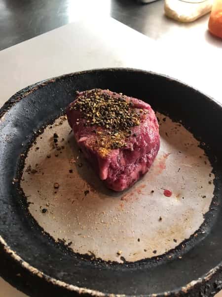 Filet Au Poivre Prepped