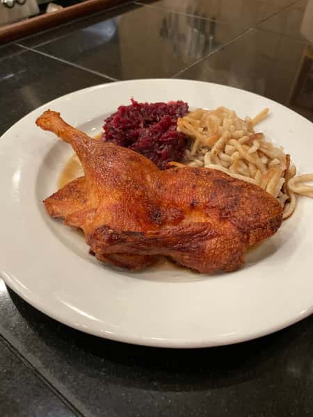 Crispy Roasted Maple Leaf Duck