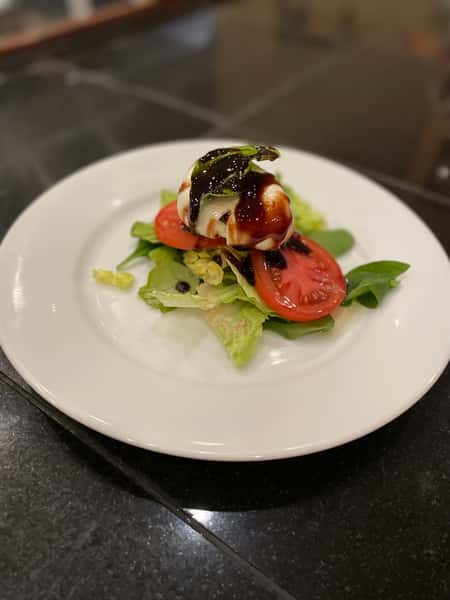 Burrata & Vine Ripened Tomato