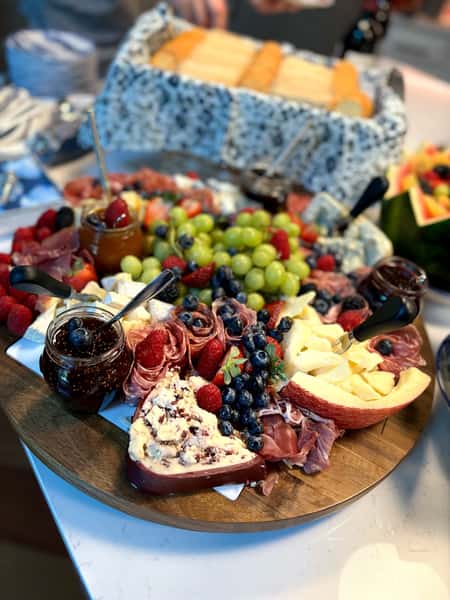 cheese and fruit board