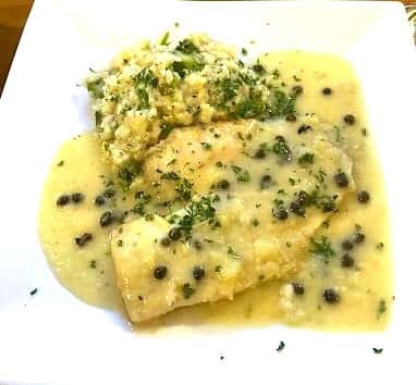 Flounder Piccata