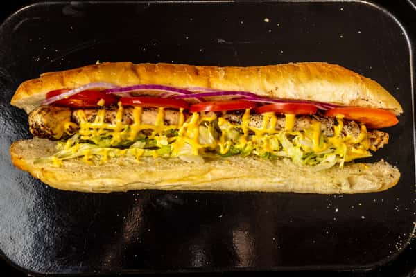 Honey Mustard Grilled Chicken Tip Sandwich