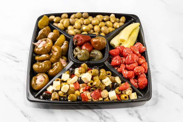 Stuffed Pepper and Olive Platter