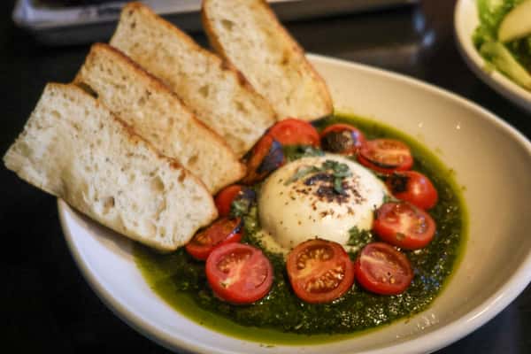Torched Burrata & Pesto