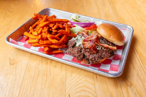 Black & Bleu Cheese Burger