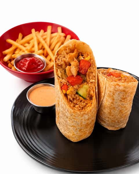 Hibachi Shrimp Burrito