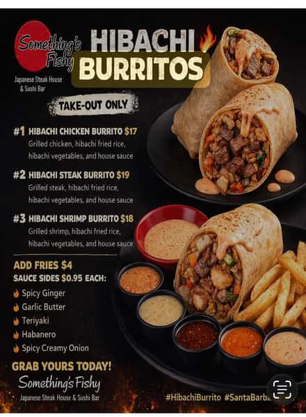 Hibachi Shrimp Burrito