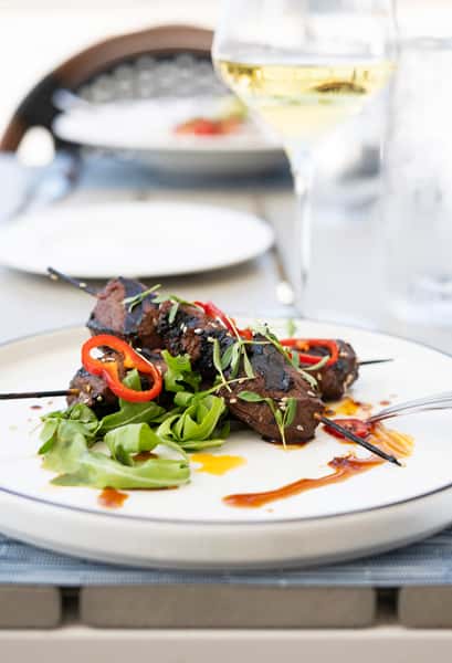 Sticky Beef Skewers