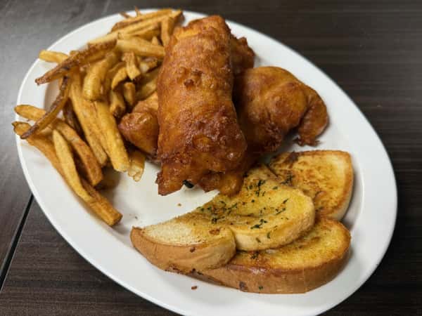 Alaskan Cod Platter