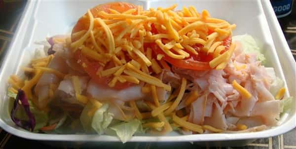 Ham, Cheese, Lettuce, and tomatoes