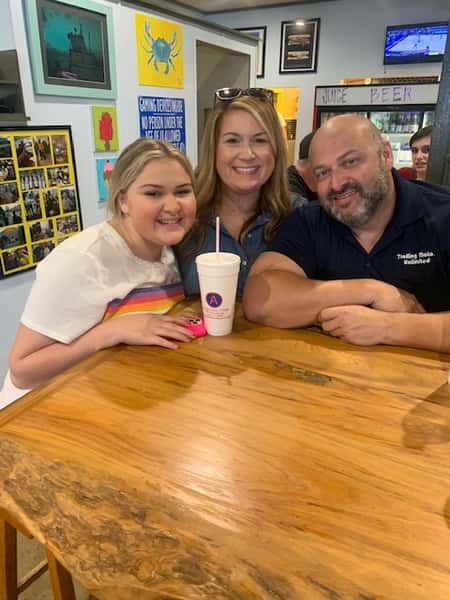 The Hollingsworth family stopped by