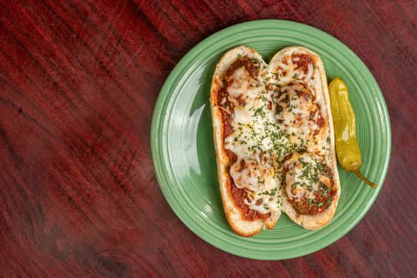 Meatball Parm sandwich