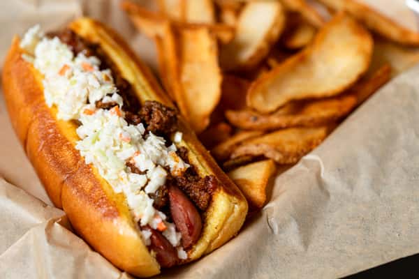 Chili Slaw Dog