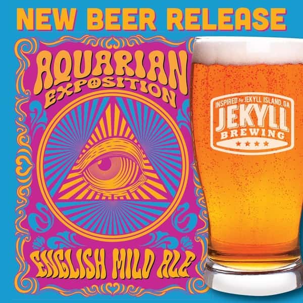 GROOVY #JEKYLLHEADS BEER RELEASE! We have released Aquarian Exposition - a classic English Mild Ale. Light caramel & fruity notes, balanced earthy/spicy hops, coming in at 3.6% ABV.
#JekyllBewing #Groovy #Pale Ale JekyllBrewingWoodstock #JekyllBrewingAlpharetta #JekyllBrewingJaxBeach