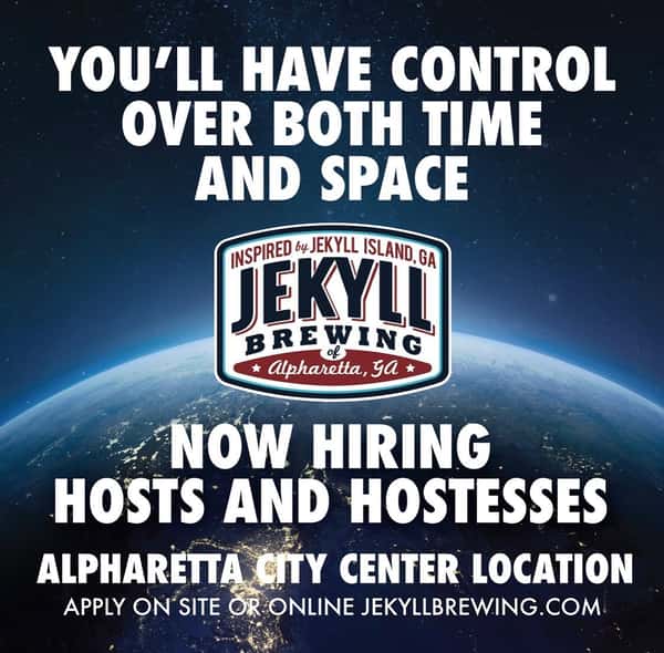 Want to join our team? Apply onsite or online at www.jekyllbrewing.com 🍺