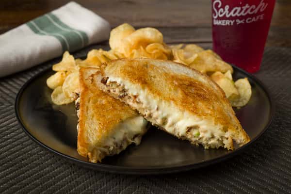 Chicken Salad Melt on Sourdough