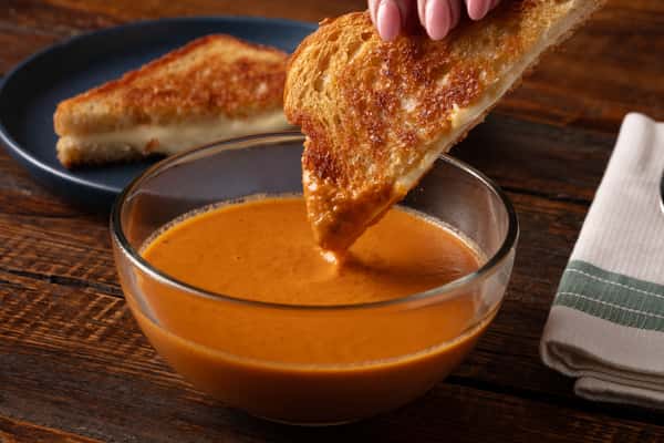 Tomato Soup with Grilled Cheese