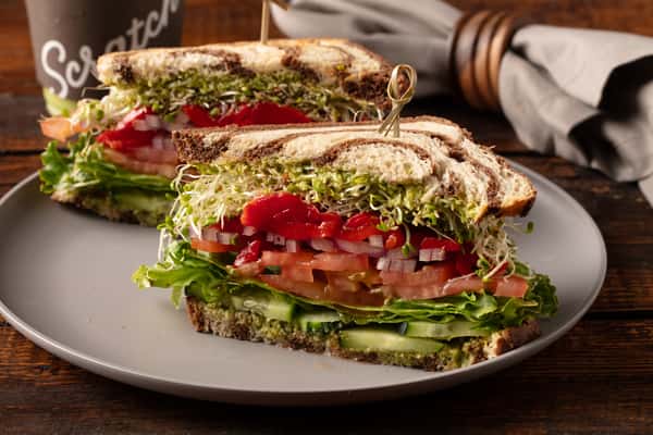 Farm to Table Veggie on Sourdough