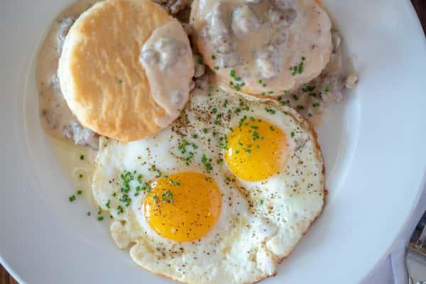 eggs and biscuits 
