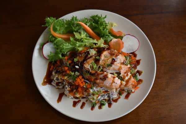 Salmon Volcano Roll