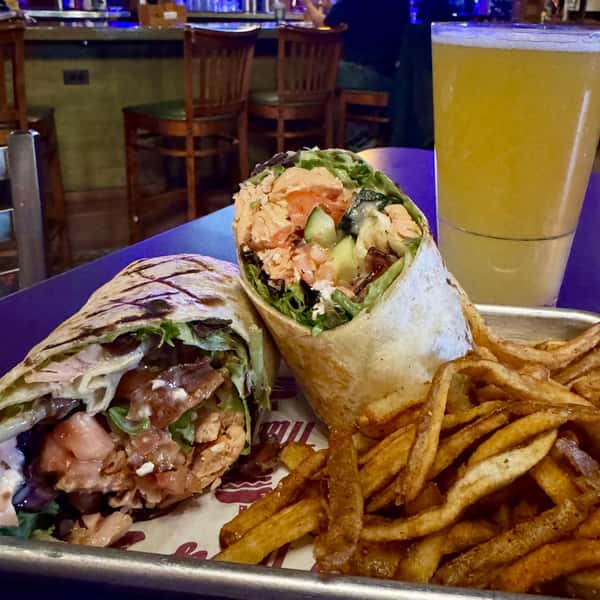 Salmon Fishnet Wrap