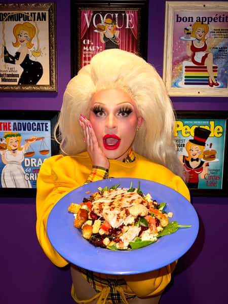 Giselle Brooks can't wait to dive into this salad