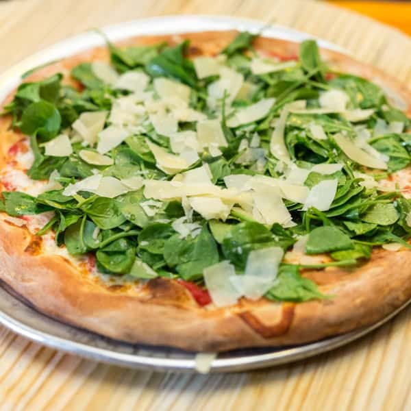 8. Fresh Spinach and Shaved Parmesan