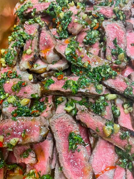 Grilled steak 