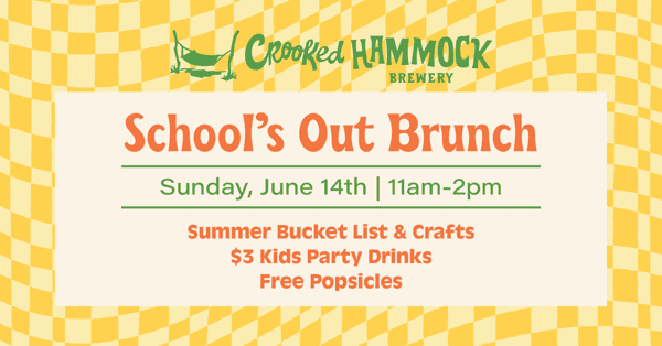 Raleigh Schools Out Brunch at Crooked Hammock Brewery