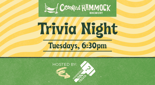 Tuesday Trivia Night at Crooked Hammock Brewery in Raleigh, NC