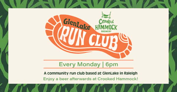 Run Club at Crooked Hammock Brewery in Raleigh, North Carolina