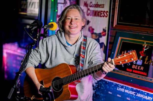 Ashely Robinson live music at Crooked Hammock Brewery in Raleigh, North Carolina