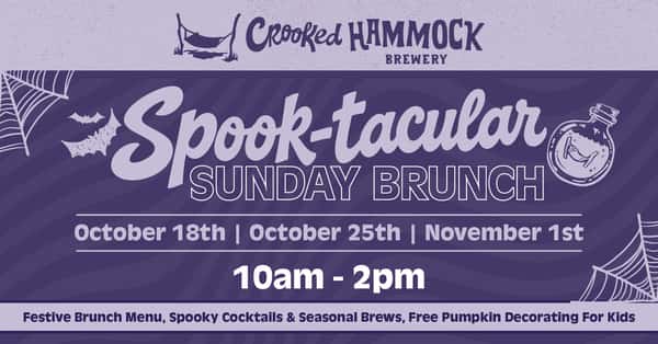 Spook-tacular Sunday Brunch at Crooked Hammock Brewery
