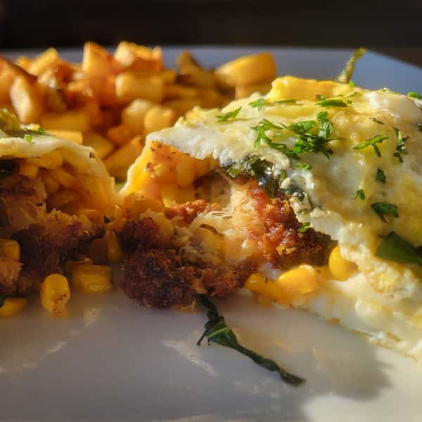 Crabcake Omelette