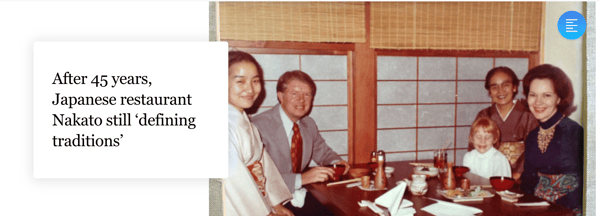 Tetsuko Nakato with Jimmy Carter and his family