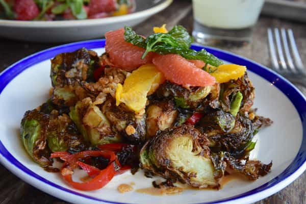 CRISPY BRUSSEL SPROUTS
