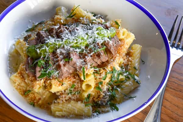 RIGATONI + STEAK