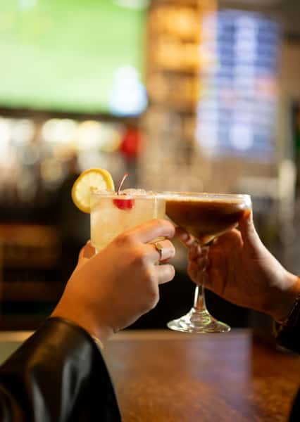 Delicious martinis and cocktails at The Common Table