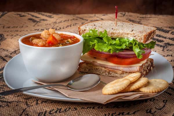 Half Sandwich & Soup of The Day