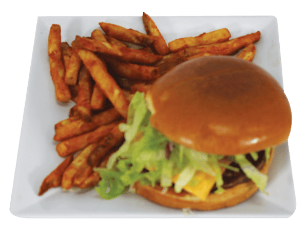 Hamburguesa Con Papas