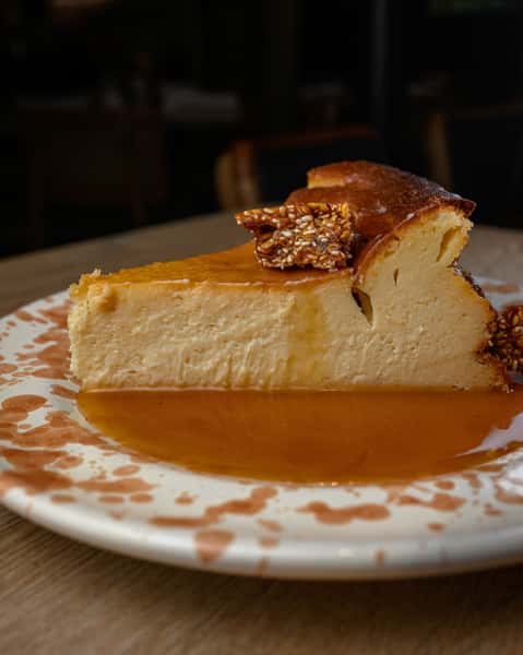 Tahini Basque Cheesecake