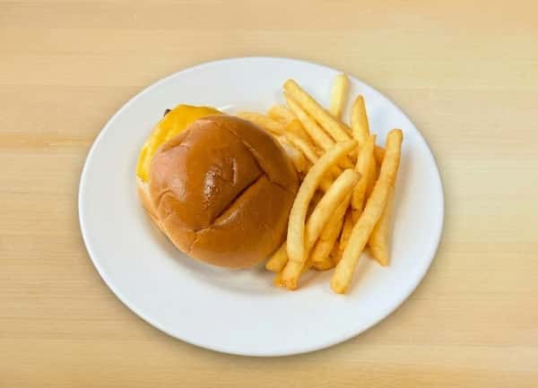 Hamburger with Fries
